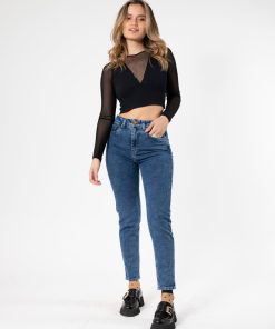 JEANS BOYFRIEND - BLUE WASH, 36
