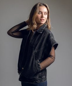 Alternative view of CUT JACKET BLACK
